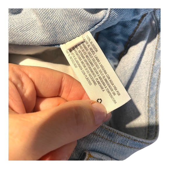 NWT Denim Overall Shorts - Picture 7 of 12